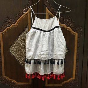 THML Tassle Stripe Tank Top - Large